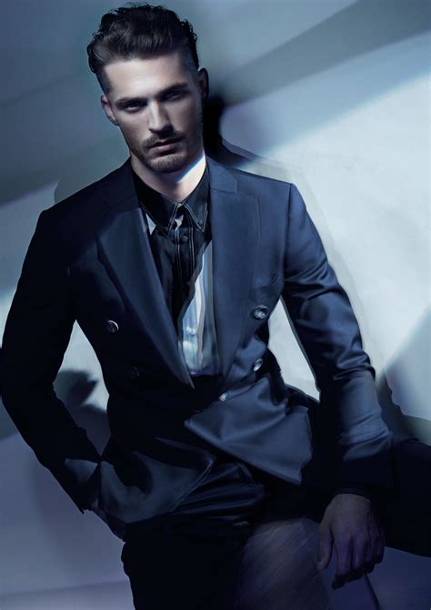 male model armani suits.